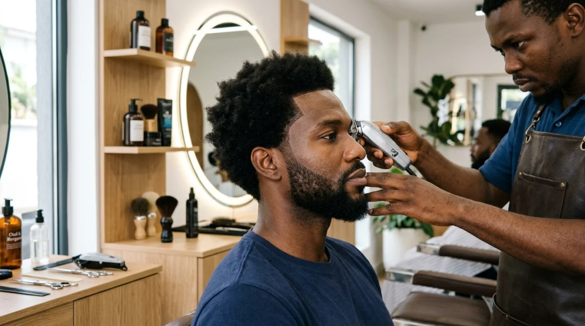 comment faire une coiffure afro homme