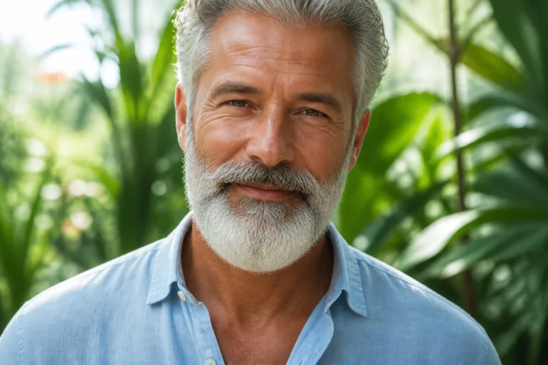 comment avoir une barbe blanche naturellement
